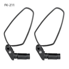 Load image into Gallery viewer, Universal Bicycle Mirror Bar End Mount Acrylic Road Bike Rear View Mirror Back Sight Reflector Angle Adjustable Bicycle Cycling Rearview Mirror Universal Adjustable Rotatable Safe Handlebar Bike Rear View Mirror
