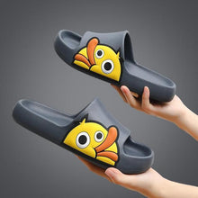 Load image into Gallery viewer, Women Men Slippers Summer Beach Slides Winter Sandals Flip Flops Duck Platform Thick Soled Couples Bathroom Quick Drying EVA Open Toe Soft Slippers Thick Lightweight Slippers
