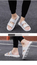 Load image into Gallery viewer, Modern Casual Summer Flip Flops Pool Slippers Sandals Slippers Men Shoes Tennis Fitness Runners Comfy Memory Foam Slide Outdoor Slippers Luxury Indoor Mens Slippers

