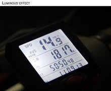 Load image into Gallery viewer, Bike Speed Meter Digital Bike Computer Multifunction Waterproof Sports Sensors Bicycle Computer Speedometer Waterproof 4 Line Display Odometer Cycling Multi Function Design
