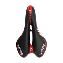Load image into Gallery viewer, Sport Bicycle Saddle Soft Shock Absorbing Hollow Bike Cushion Road Cycling Sponge Comfortable Bicycle Seat Most Comfortable Bicycle Saddle Shock Absorber Waterproof Suitable For Fitness Outdoor Wide Soft Padded Bike Saddle
