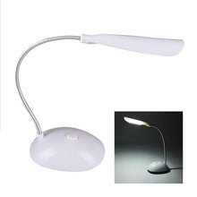 Load image into Gallery viewer, Mini Portable LED Table Light Foldable Student Book Reading Study Desk Lamp Eye Protection Battery Bedroom Office Bright Light Decorative Table Lamp Cute Study Lamps for Bedroom Décor
