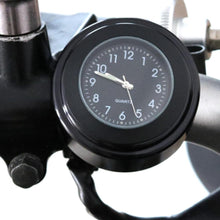 Load image into Gallery viewer, 22-25mm Multi-functional Motorcycle Handlebar Mount Clock Universal Waterproof Motorcycle Handlebar Watch  Durable Practical Classic Waterproof Luminous Quartz Watch
