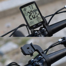 Load image into Gallery viewer, Wireless Bike Computer Rainproof Speedometer Odometer Stopwatch Wireless Waterproof Bicycle Cycle Speedometer And Odometer With Automatic Wake-up Backlight Motion Sensor LCD Display

