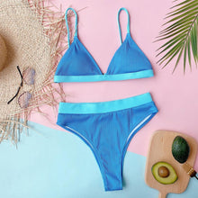 Load image into Gallery viewer, Summer Cute Vintage Women's Swimsuit Bikini Split Swimwear Women's Swimwear Women's 2-piece Beachwear Loose Bikini Fashion  Retro Bikini  Fashion Beachwear Summer Spa Beach Surf Sport
