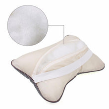 Load image into Gallery viewer, 1pcs Universal Car Neck Pillows PVC Leather Breathable Mesh Auto Car Neck Rest Headrest Cushion  Headrest Pillow Pillow Neck Pillows Both Side Pu Leather Pack Headrest Fit for Most Cars Filled Fiber Universal Car Pillow Car Interior Accessories
