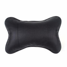 Load image into Gallery viewer, 1pcs Universal Car Neck Pillows PVC Leather Breathable Mesh Auto Car Neck Rest Headrest Cushion  Headrest Pillow Pillow Neck Pillows Both Side Pu Leather Pack Headrest Fit for Most Cars Filled Fiber Universal Car Pillow Car Interior Accessories
