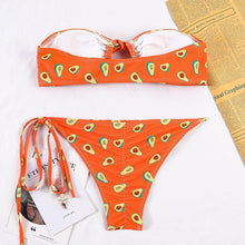 Load image into Gallery viewer, Bikinis Micro Adjustable Swimwear Women Summer Bikini Set Modern Colorful Print Beach Wear Women's Comfortable Swimsuit Knotted String Triangle Bikini Tie Side High Cut Bikini Set
