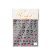 Load image into Gallery viewer, Bubble Cute Black Red Hearts Nail Stickers Nail Art Decorations Nail Decals Design Self-Adhesive 3D Wave Design Decoration for Women Girls Adhesive Striping Tape Nail Art Stickers

