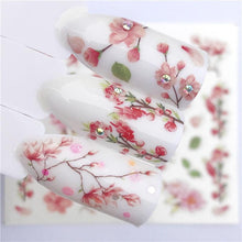Load image into Gallery viewer, Fox Wolf Animal 3D Embossed Nail Sticker Flower Adhesive Manicure Slider Nail Art Tips Decorations Decals Manicure Design Golden Firework Star Accessories Heart Nail Art Stickers Glitter Decals Love Nail Sequins Laser Heart Nail
