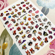 Load image into Gallery viewer, Cute rabbit Cute cat  Japanese Justice Girl 3D Back Glue Nail Sticker Nail Decoration Nail Art Nail Ornament Self Adhesive Nail Decals for Nail Art Decoration Including Hearts Stars Letters Bowknot Leaves Flowers Plants Fruits Butterflies for Woman

