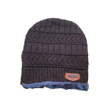 Load image into Gallery viewer, Coral Fleece Scarf Winter Hat Soft Men Beanie Warm Hat Knit Letter Double Layer Cap Gorgas Bonnet Knitted Hat Set Outdoor Sport Warm Beanies Hat For Men Knitted Hats Bandana Hiking Camping Kid Neck Warmer Cap
