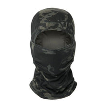 Load image into Gallery viewer, Tactical Camouflage Balaclava Full Face Mask CS Wargame Army Hunting Cycling Sports Helmet Liner Military Multiamp CP Skating Hat Motorbike Biker Racing Breather Mask Tactical Airsoft Cap Scarf Mask Ski Hat Spring Summer For Men Women
