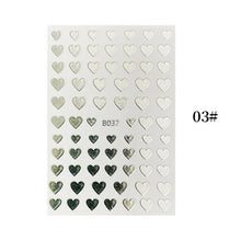 Load image into Gallery viewer, Gold Christmas Snowflake 3D Nail Stickers Sparkly Iridescent Silver Xmas Tree Elk Deer Transfer Sliders Winter Nails Accessories Design Decor Tip Transfer Nail Decals Sticker For Pretty Girl Self-Adhesive Nail Decals Designer Nail Stickers
