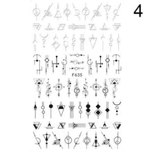 Load image into Gallery viewer, Flowers Leaves Line 3D Nail Stickers Autumn Winter Fall Leaf Design Transfer Sliders Abstract Waves Nail Art Decals Manicures  Decal Self-Adhesive 3D Wave Design Decoration for Women Girls Tape Nail Art Stickers Decal Decoration
