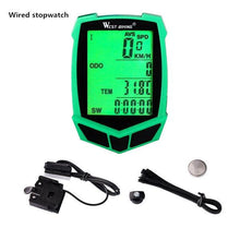 Load image into Gallery viewer, Bicycle Computer Wireless 20 Functions Speedometer Odometer Cycling Wireless Bike Computer Waterproof Bicycle Speedometer Odometer Support Smart Sensor LCD Backlight Display For Road Cycling
