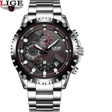 Load image into Gallery viewer, Men's  Watch With Chronometers Day Display And Fluorescent Hands Unique Design Excellent Gift
