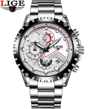 Load image into Gallery viewer, Men's  Watch With Chronometers Day Display And Fluorescent Hands Unique Design Excellent Gift
