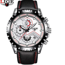 Load image into Gallery viewer, Men's  Watch With Chronometers Day Display And Fluorescent Hands Unique Design Excellent Gift
