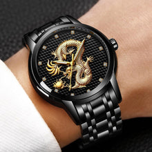 Load image into Gallery viewer, Men's Waterproof  Watch With 3D Dragon Design Excellent Look Perfect Gift For Your Man

