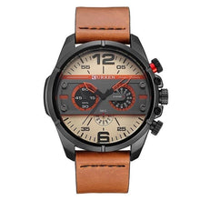 Load image into Gallery viewer, Men's  Waterproof Retro Style Watch With Excellent  Background, Chronometers  Large Numbers Perfect Gift
