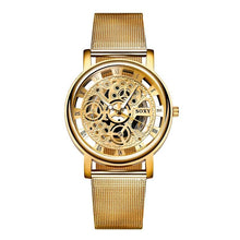 Load image into Gallery viewer, Unisex Metal Silver Watch With Steel Bracelet Unique Design Perfect Gift For Your Loved One

