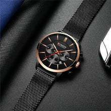 Load image into Gallery viewer, Unisex Elegant  Stainless Steel Watch With  Chronometer And Date Display Excellent Design Perfect Gift
