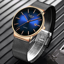 Load image into Gallery viewer, Men's Elegant  Watch With Stainless Steel Straps And Special Date Display Excellent Look Unique Design Perfect Gift

