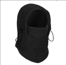 Load image into Gallery viewer, Unisex Polar Fleece Hood Hat Casual  Beanie Ski Snow Cap Snood Scarf Warmer Thermal Neckerchief Drawstring Soft Balaclava Pullover Knitted Beanie for Adults Men Women Ski Caps New Balaclava Party Mask Hat Caps For Skiing Bicycle Cycling Outdoor Headwarmer
