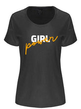 Load image into Gallery viewer, Girl Power Printed Women's Bamboo/Cotton Short Sleeve Scoop Neck T-Shirt
