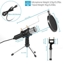 Load image into Gallery viewer, Professional Condenser Studio Recording Microphone
