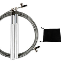 Load image into Gallery viewer, Professional Jump Rope Speed Skipping For Fitness Workout Training Flexible Jump Ropes For Fitness Quite Skipping Rope With Bearing Aluminum Alloy Handle And Carrying Bag
