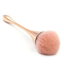 Load image into Gallery viewer, Professional Rose Gold Powder Brush For Make Up Foundation Brush- Professional Fluffy Loose Setting Powder Brush
