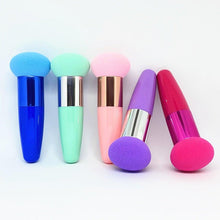 Load image into Gallery viewer, Professional Women Beauty Sponge Mushroom Head Powder Puff With Handle Smooth Shaped Make Up Colorful Sylish Design
