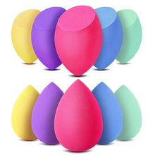 Load image into Gallery viewer, Professional Womens Blender Makeup Sponge Face Puff Powder Dry and Wet For Liquid Cream Make Up Sponges Cosmetics Colorful Soft Design
