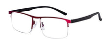 Load image into Gallery viewer, Progressive Reading Glasses Multifocal Anti Blue Ray Glass Glasses Half Frame Metal Alloy  For Men And Women Reading Glasses Anti Blue Ray Multifocus Reader
