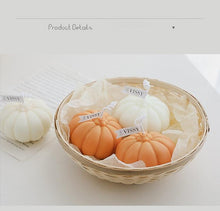 Load image into Gallery viewer, Pumpkin Candle Creative Handmade Aromatherapy Candle Pumpkin Candle Fall Candle Gift Set For Women Aromatherapy Candle Gift For Halloween Decorations Candle Photo Home Restaurant Hotel Decoration
