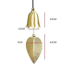 Load image into Gallery viewer, Pure Copper Wind Chimes Ornaments Exquisite Hanging Harmony Bells Garden Rustic Relaxing Tranquil Wind Chimes Japanese Home Balcony Bedroom Wind Chimes Car Pendant Birthday Gift Supplies
