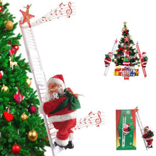 Load image into Gallery viewer, Puroregno Electric Climbing Ladder Rope Santa Claus Doll
