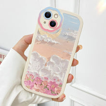Load image into Gallery viewer, Purple Flower Phone Case For iPhone 11 Case iPhone 13 14 Pro Max iPhone 12 Phone Case iPhone11 iPhone14 Soft Back Cover Cute Pattern Soft iPhone Fashion Comfortable Grip Design &amp; Aesthetic Floral Pattern iphone Case
