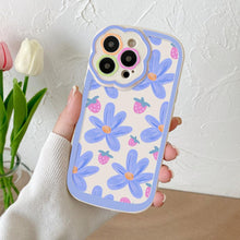 Load image into Gallery viewer, Purple Flower Phone Case For iPhone 11 Case iPhone 13 14 Pro Max iPhone 12 Phone Case iPhone11 iPhone14 Soft Back Cover Cute Pattern Soft iPhone Fashion Comfortable Grip Design &amp; Aesthetic Floral Pattern iphone Case
