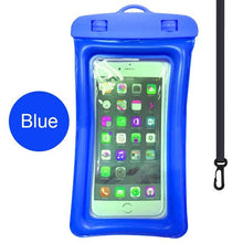 Load image into Gallery viewer, Purple Universal Waterproof Phone Case Water Proof Swim Pouch Bag Cases For iPhone Floating Phone Protector Smartphone Touchscreen Waterproof Pouch
