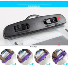 Load image into Gallery viewer, Purple Universal Waterproof Phone Case Water Proof Swim Pouch Bag Cases For iPhone Floating Phone Protector Smartphone Touchscreen Waterproof Pouch

