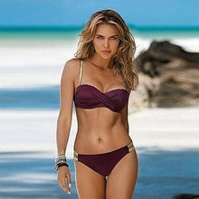 Load image into Gallery viewer, Push Up Bikini New Swimsuit Women Bikinis Set Swimwear Bikinis For Women Swimsuit  Bikini Sets Swimwear Beach Female Bathing Suit Bikini Beachwear Swimming Wear
