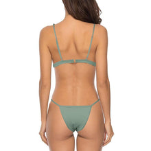 Load image into Gallery viewer, Push Up Bikini Set Swimsuits High Waist Swimwear Women Ribbed Bathing Suits Brazilian Bikinis Swimsuit for Women  Bottom Triangle Bikinis Top Bathing Suit
