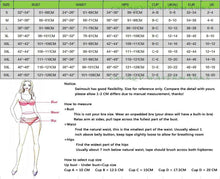 Load image into Gallery viewer, Push Up Swimwear Back One-piece Beach Bathing Suit Colorful Print One Piece Women Swimsuit  Women's Plunge Bathing Suit Strappy Mesh One Piece Swimsuit Tummy Control Swimwear
