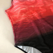 Load image into Gallery viewer, Push Up Swimwear Back One-piece Beach Bathing Suit Colorful Print One Piece Women Swimsuit  Women's Plunge Bathing Suit Strappy Mesh One Piece Swimsuit Tummy Control Swimwear
