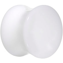 Load image into Gallery viewer, 1/2 White Acrylic Saddle Plug Set
