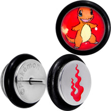 Load image into Gallery viewer, Officially Licensed Pokemon Gotta Catch Charmander Cheater Plug Set
