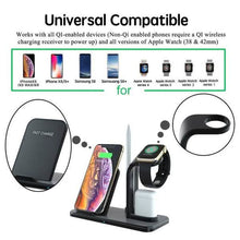 Load image into Gallery viewer, Qi 10W Fast Phone Wireless Charging Stand
